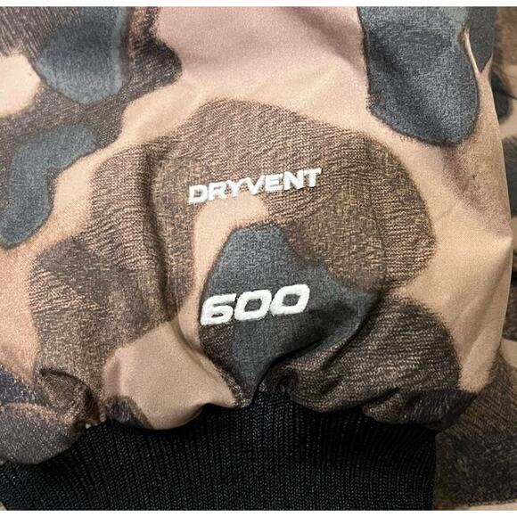 THE NORTH FACE Boy’s Gotham Goose Down Jacket Parka TNF Black Camo M (10) NWT - Picture 7 of 9